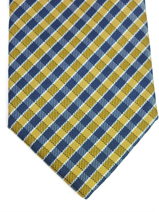 Octopus Men's Tie Silk Printed in Blue Color