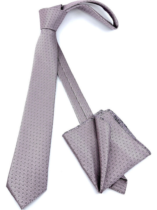 Legend Accessories Men's Tie Set Printed Purple