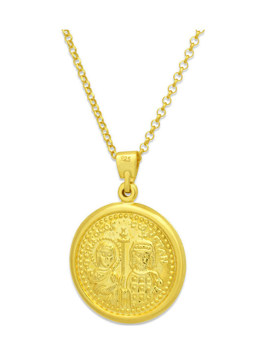 Goldjewels Колиета Константин Фулактó от Златно Сребърен Goldjewels Колиета Константин Фулактó от Златно Сребърен