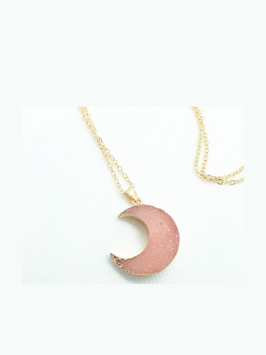 Pearl's Garden Colier Cu Placare Roz Roz