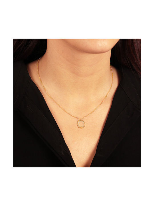 Necklace from Pink Gold Plated Silver