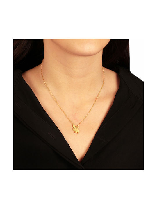 Necklace from Gold Plated Silver