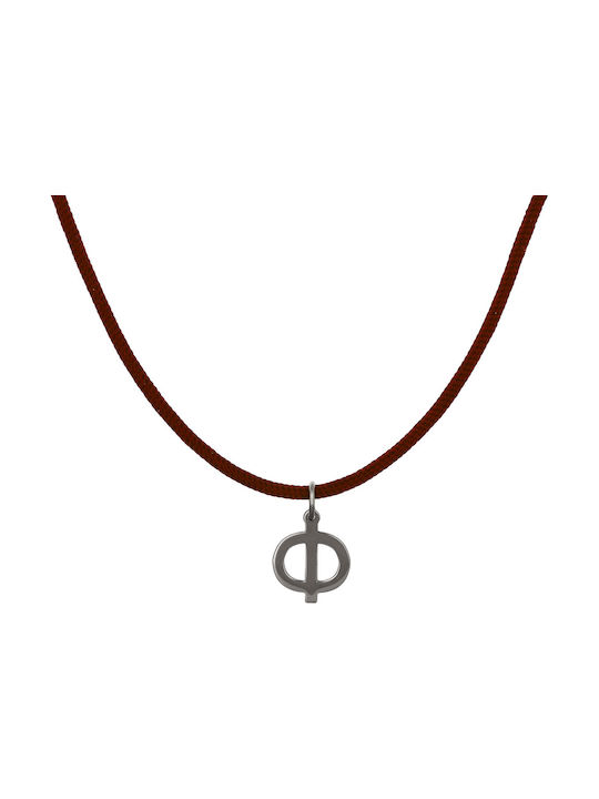 Charm Monogramă din Aur Alb 14K