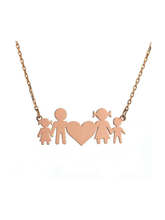 Goldsmith Goldsmith Necklace Family from Gold Plated Silver