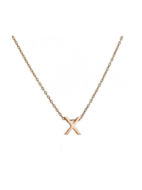 Goldsmith Necklace Monogram from Gold Plated Silver