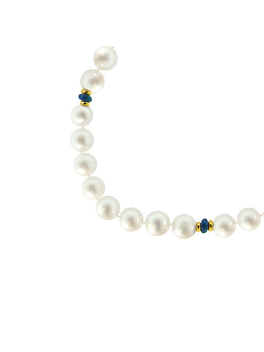 Bracelet made of Gold 14K with Pearls