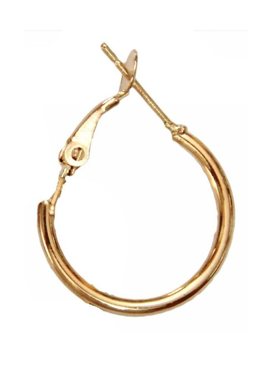 Earrings Hoops Gold Plated