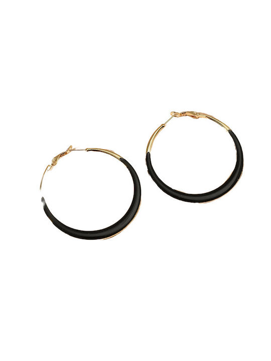 Earrings Hoops Gold Plated