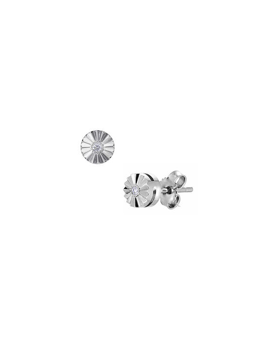 Earrings made of Platinum with Diamond