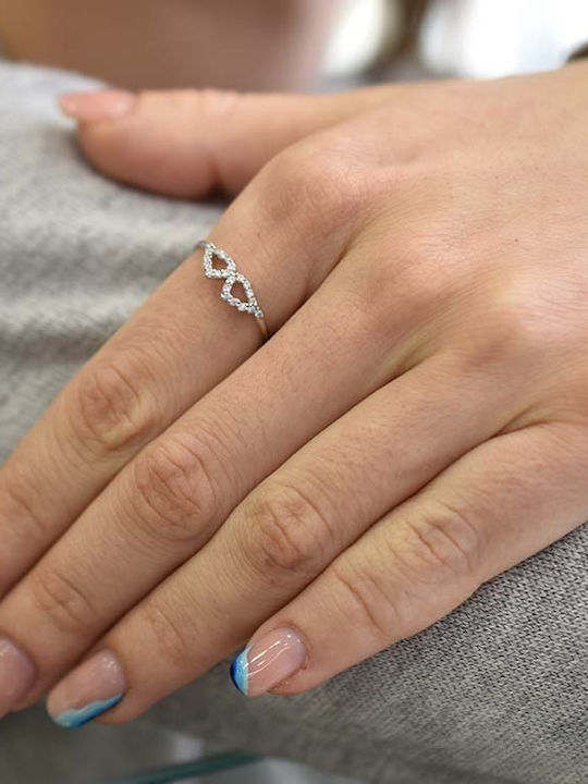 Goldjewels Inele Pentru Femei Aur Alb 14K
