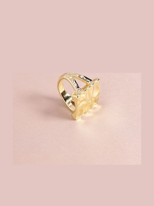 Pearl's Garden Γυναικείο Δαχτυλίδι Επιχρυσωμένο