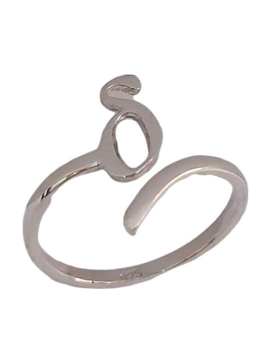 One Jewellery Γυναικείο Σεβαλιέ Δαχτυλίδι από Ασήμι