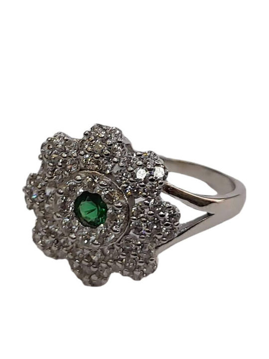 One Jewellery Damen Ring mit Steinen aus Silber