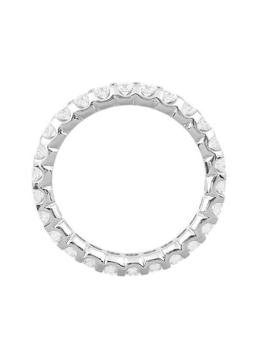 Savvidis Women's White Gold Eternity Ring with Diamond 18K