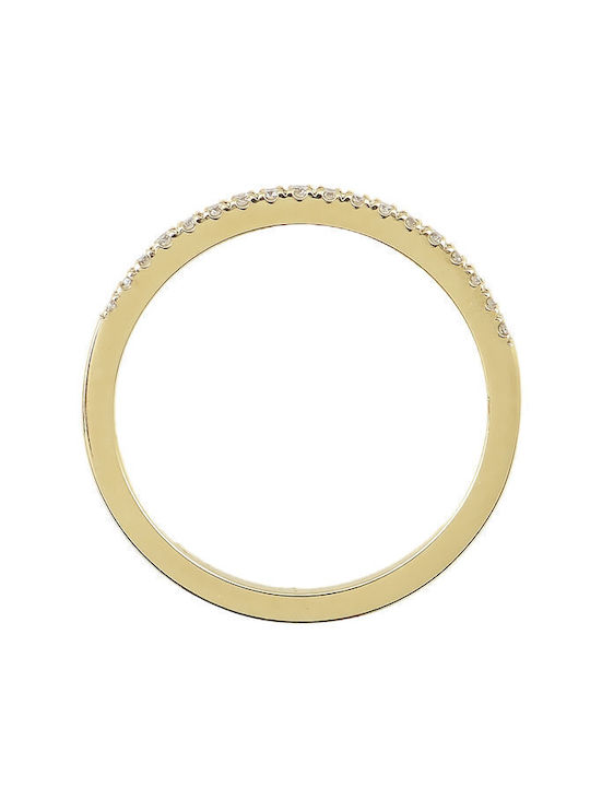 Savvidis Women's Gold Eternity Ring with Diamond 18K