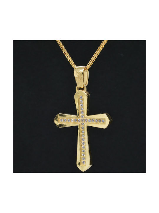 Women's Gold Cross 14K with Chain