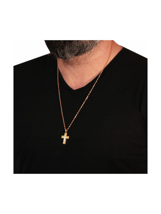 Men's Gold Cross 14K