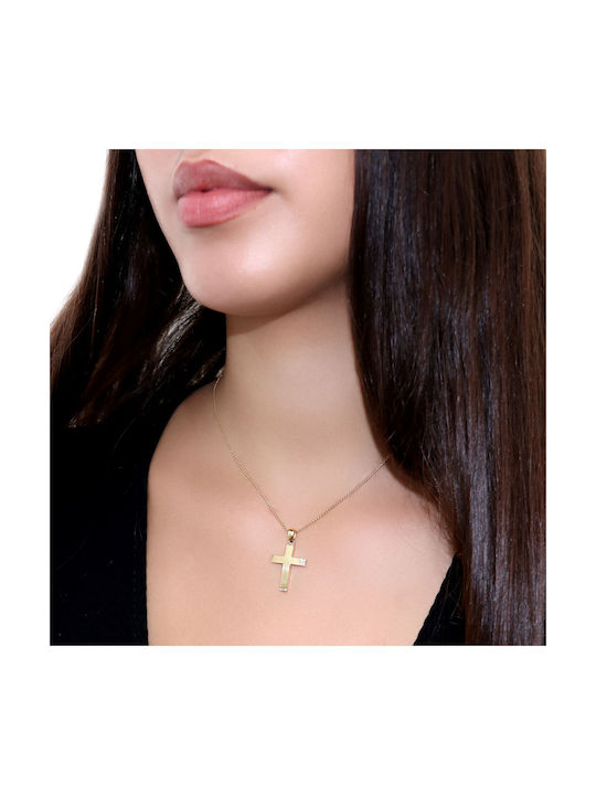 Femeiesc Aur Cruce 14K