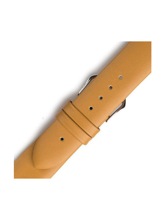 Leather Strap Tabac Brown 16mm