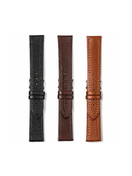 Leather Strap Black 20mm