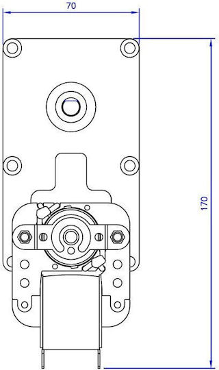 Getriebemotor für Pelletofen