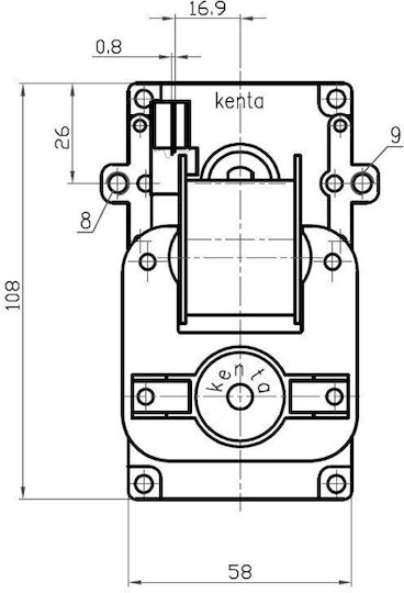Kenta Getriebemotor für Pelletofen