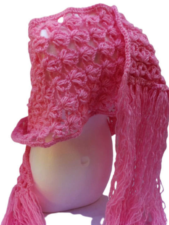 Women's Knitted Scarf Pink