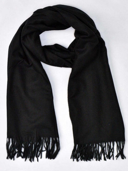 Women's Wool Scarf Black