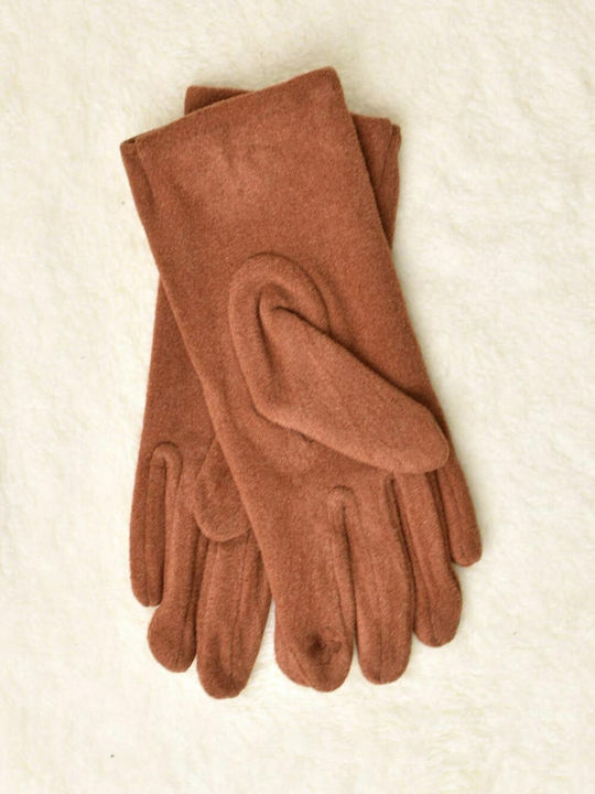 Women's Touch Gloves Brown