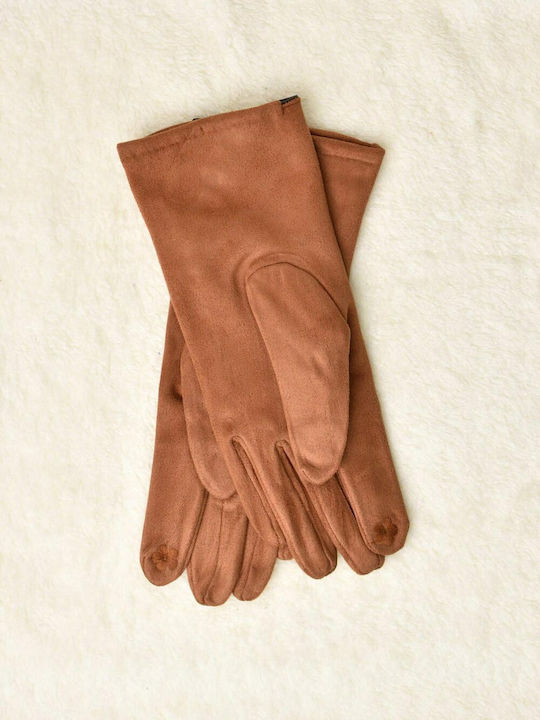 Women's Touch Gloves Brown