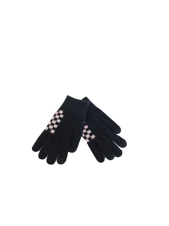 Vamore Unisex Knitted Touch Gloves Black Unisex