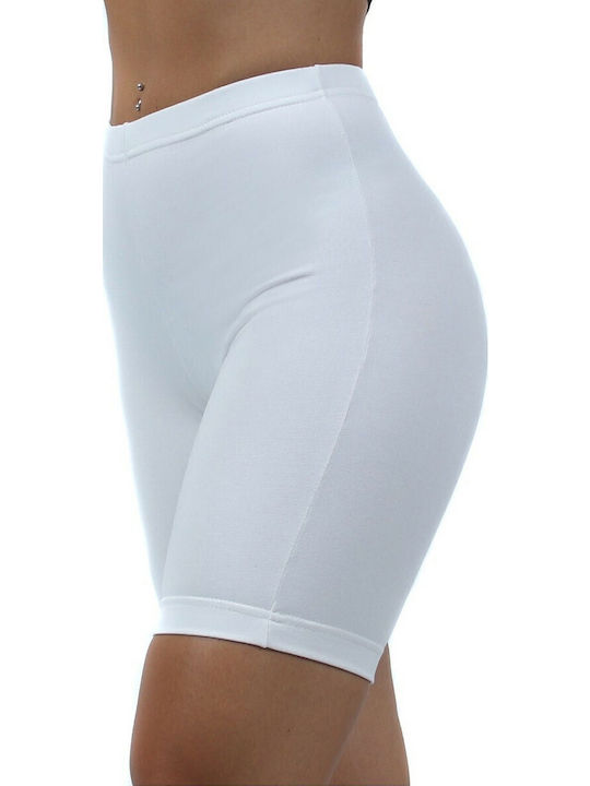 Instruire Colanti de femei Colanti-scurti Push Up Alb