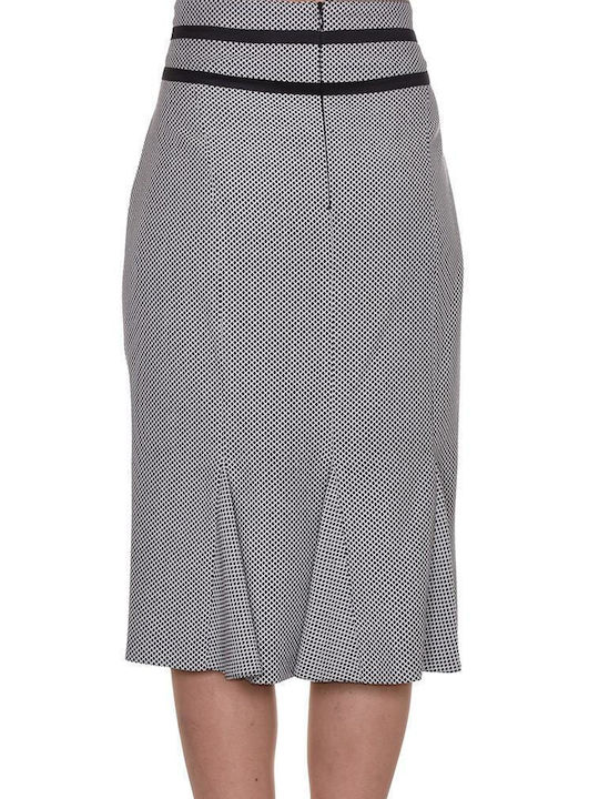 Vagias Set with Midi Skirt in Gray color