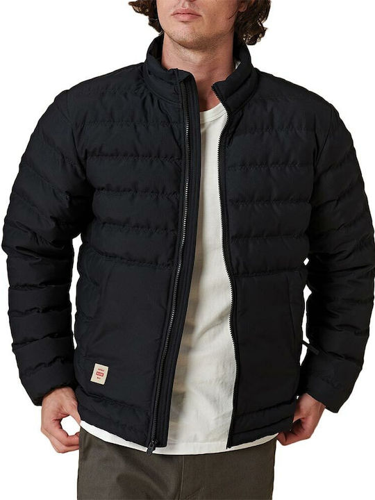 Globe Prime Herren Winter Jacke Lässig Schwarz