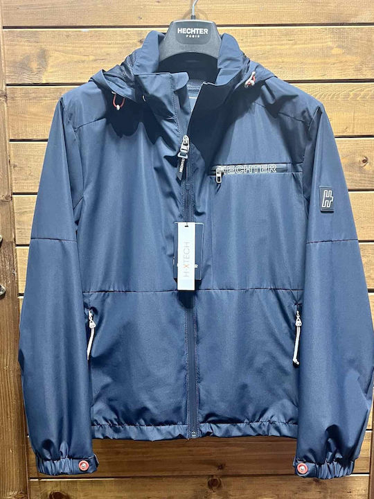 Daniel Hechter H-xtech Rainproof Herren Jacke Lässig Marineblau