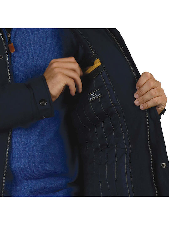 Winter Jacke Marineblau