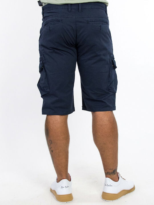 Huxley & Grace Herrenshorts Cargo Blue