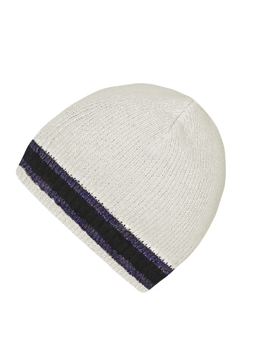 Knitted Beanie Cap White