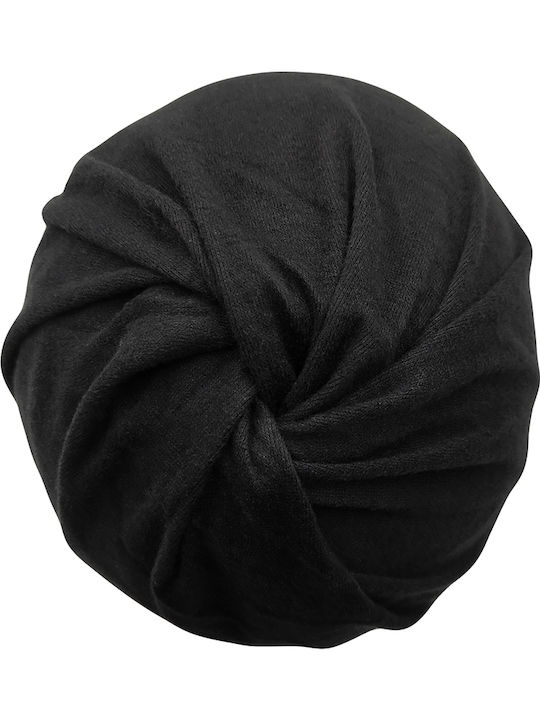 Beanie Unisex Beanie Knitted in Black color