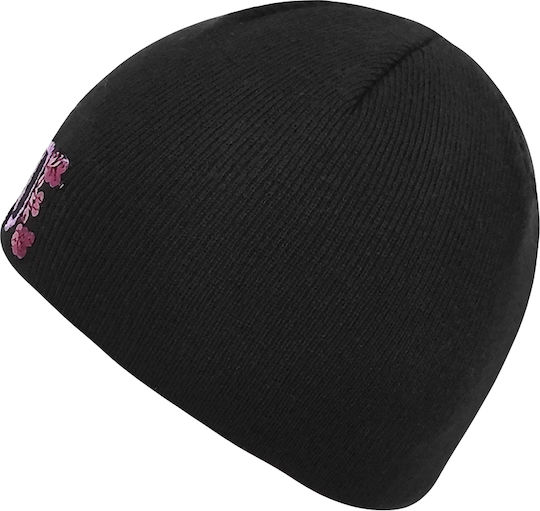 Beanie Γυναικείος Σκούφος Πλεκτός σε Μαύρο χρώμα