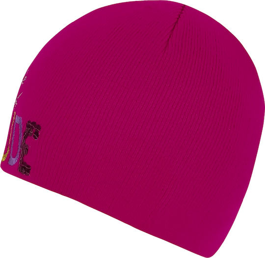 Beanie Frauen Beanie Gestrickt in Fuchsie Farbe