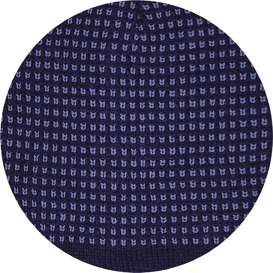 Beanie Männer Beanie Gestrickt in Blau Farbe