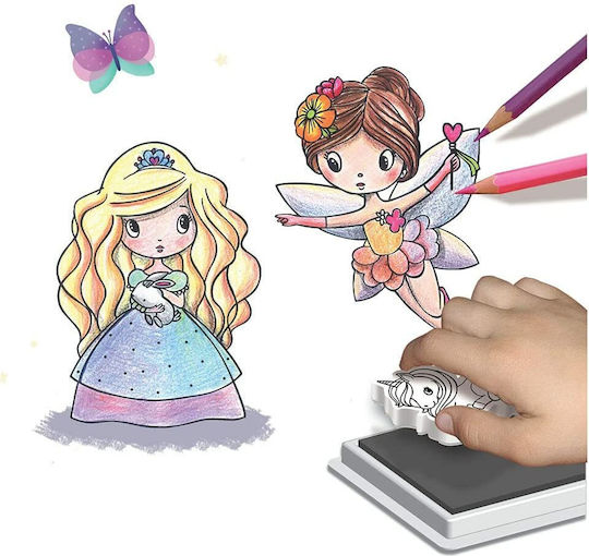 Crealign Ștampile Set cu Prințese & Zâne pentru copii de 4+ ani+ ani