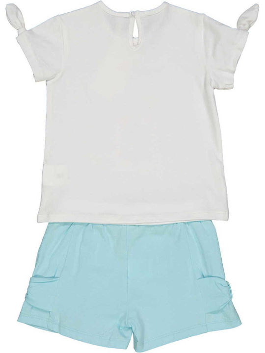 Birba Trybeyond Kids Set with Pants Summer 2pcs White