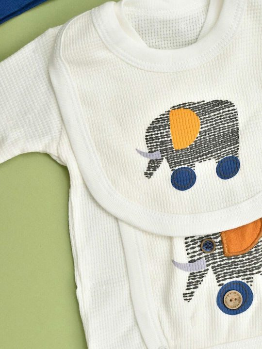 Kinder-Set mit Hose Winter 5Stück Weiß