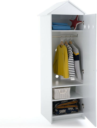 Noa Μονόφυλλη Ντουλάπα 36x50x172cm Λακαρισμένο MDF Noa Μονόφυλλη Ντουλάπα 36x50x172cm Λακαρισμένο MDF