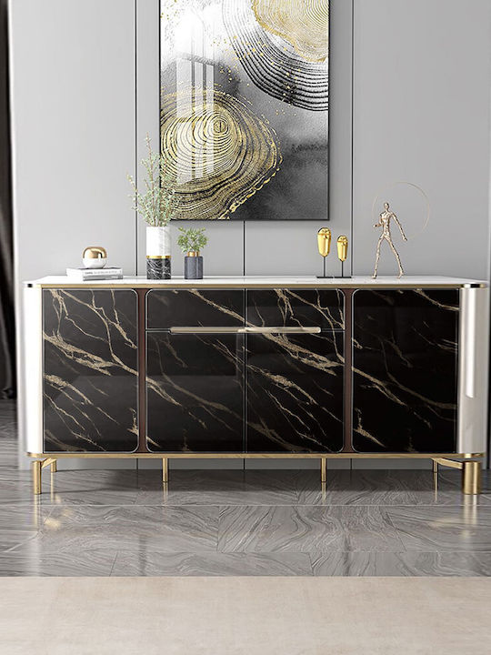 Self-adhesive Wall Mural Black 60x300cm