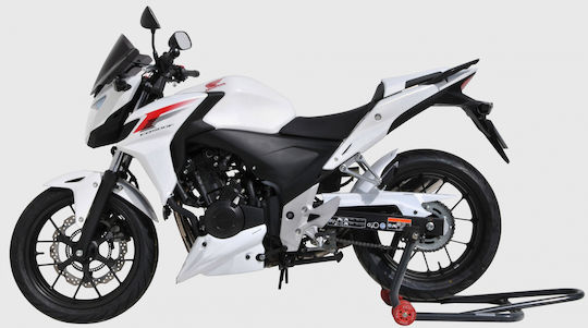 Ermax Motorrad Schmutzfänger für Honda CB 500X Schwarz 1Stück