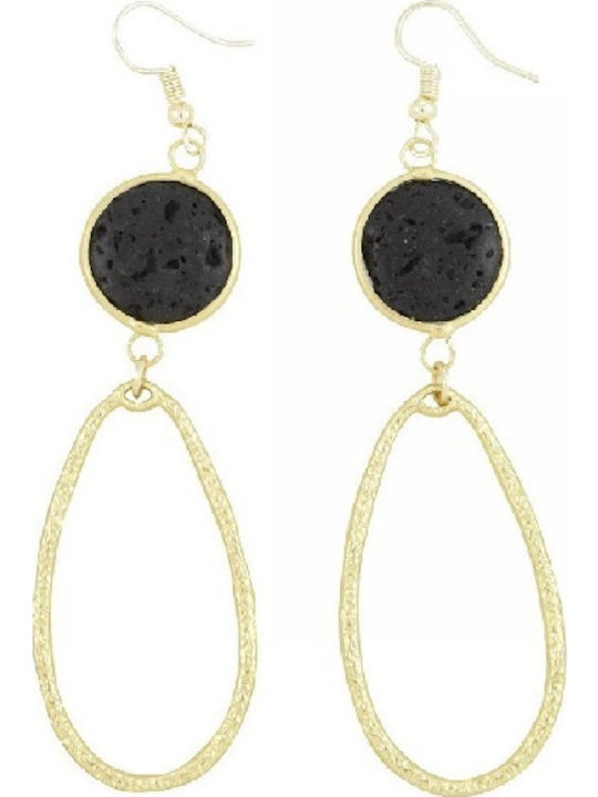 Tatu Moyo Set with Necklace & Earrings from Gold with Stones