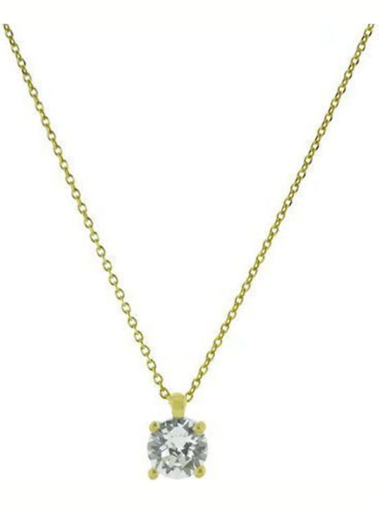 Exis Jewellery European Crystals Set de bijuterii din Argint Placat cu aur